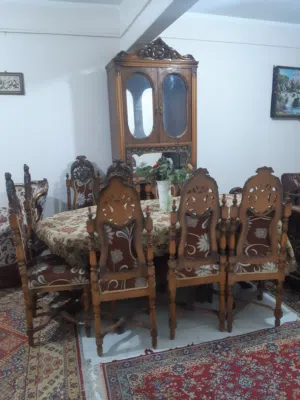 سفرة دمياطى عمولة خشب زان رومانى معمر