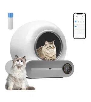 Smart Automatic Cat Litter Box with App Control – The Easy Way to Keep Your Home Fresh!