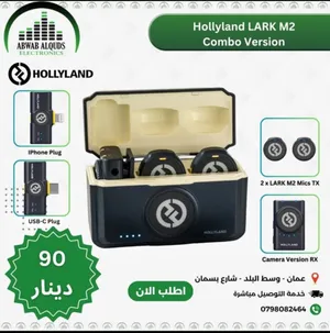 Hollyland LARK M2 DUO 2-Person Wireless Combo Microphone System
