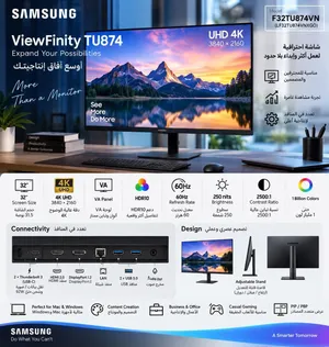 للبيع شاشة samsung 4K UHD