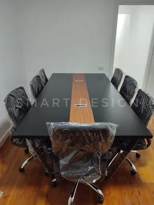 ترابيزه اجتماعات خشب mdf إسباني / ميتينج رووم/meeting room/