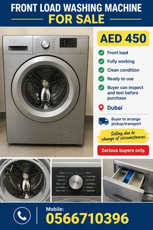Front Load Washing Machine for Sale – AED 450