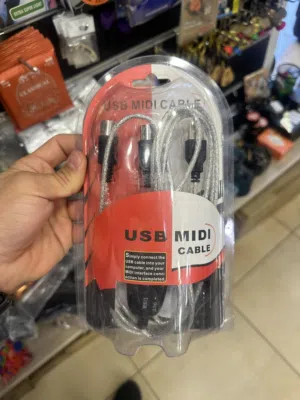 وصله ميدي USB MIDI CABLE جديد