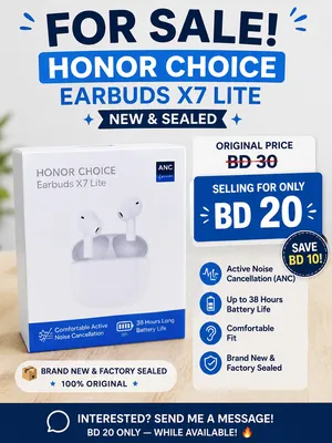 New and Sealed Honor Earbuds x7