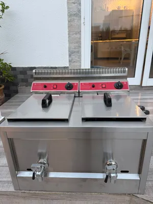 قلاية غاز تجارية مزدوجة – Commercial Double Gas Fryer