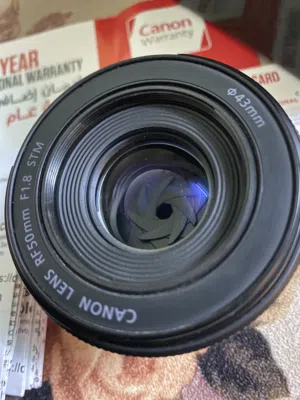 عدسة 50mm rf f1.8