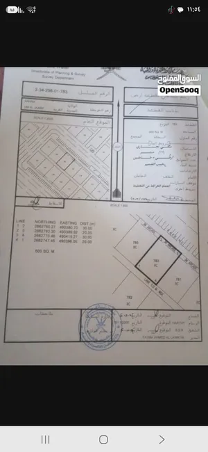ارض تجارية للبيع في صحم ام الجعاريف على خط الغاز