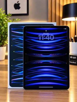 Apple iPad Pro M2 11-inch 128GB Wi-Fi+Cellular Silver 93% Battery Health Super Clean Device.