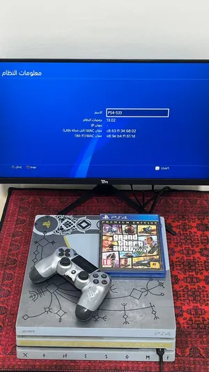 للبيع بلايستيشن فور برو 1T نسخة خاصة ومحدودة تتهكر 13.2