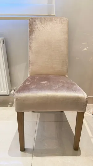 Velvet Champagne Dining Chair from THE ONE