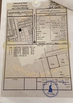 Residential Land for Sale in Al Sharqiya Bidiya