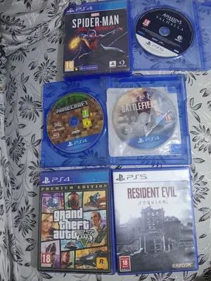 اقراص للبيع PS5 & PS4 اسعار في الوصف