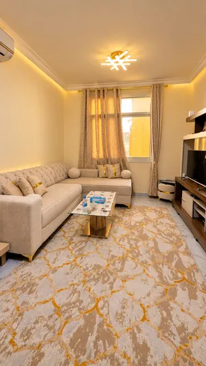 Beige & Gold Tufted Living Room Sofa Set with Matching Cushions – AED 1,499