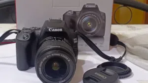 Canon EOS 250D DSLR Camera Black + 18-55mm Lens  Complete Set
