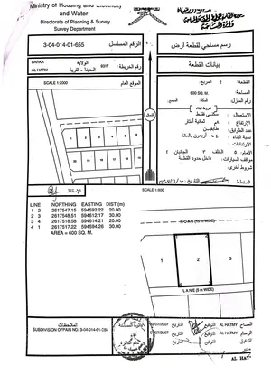 Residential Land for Sale in Al Batinah Barka