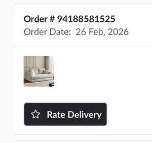 Home Center Couch - Off White 2 Seater