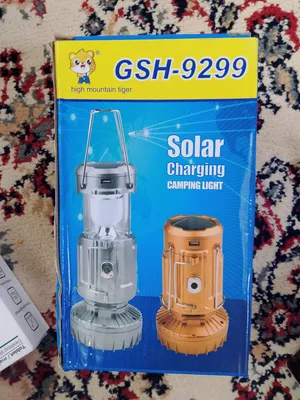 لايت شحن طاقة شمسية وتخييم (كشاف سفري) – موديل GSH-9299