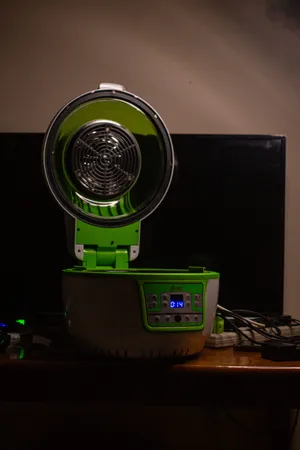 comically large air fryer