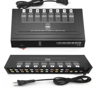 موزع اوديو فيديو 8 LOAD VIDIO AMP SPLITTER