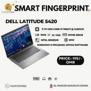 Dell Latitude 5420 14 FHD Laptop, Intel Core i7-1165G7 CPU, 3.00Ghz, 16GB Ram, 256 GB SSD, English