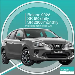 Suzuki Baleno 2026 for rent in Riyadh - Free delivery for monthly rental