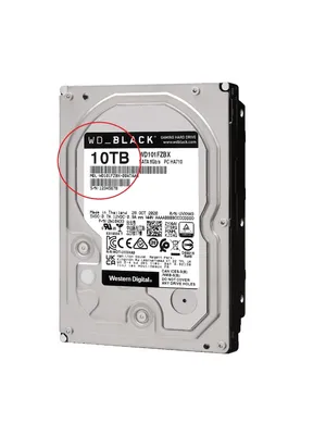 Western Digital Black 10TB 3.5 Inch Gaming Internal Hard Drive