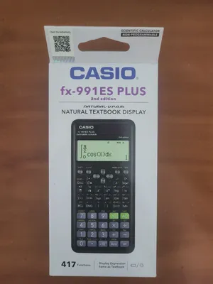 آله حاسبه كاسيو اصليه بالكرتونه
