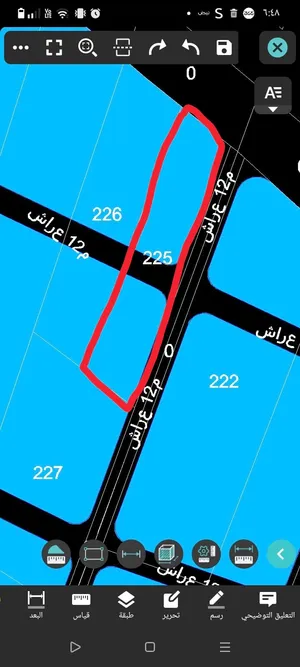 ارض في البويضه الرمثا 3500 متر مربع مفروز من المالك مباشره