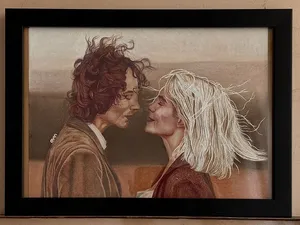 رسم يدوي حب