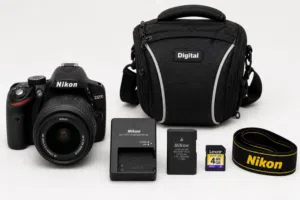 Nikon D3200 DSLR for sale with Carry Bag and Original Box