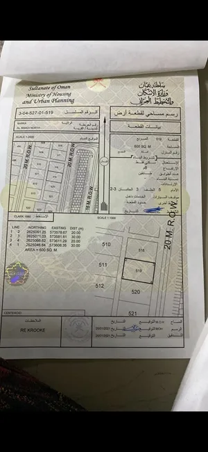 ارض سكنية السوادي شمال من المالك مباسرة للبيع 13 الف