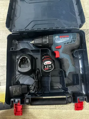 دريل شحن بوش 12V GSB 120-LI اصلي بحالة ممتازة.