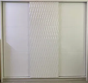 خزانة غرفة نوم  أبواب سحب مستعملة لون ابيض  Bedroom wardrobe, used sliding doors, white colour
