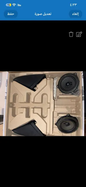 بي ام دبليو 520 G30 2018 سماعات إماميه يمين ويسار وغطاء اصلي حق الوكاله