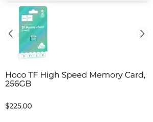 Hoco TF High Speed Memory Card, 256GB