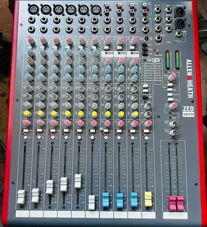 Allen & Heath ZED-12FX 12-channel live and recording analog mixer with built-in effects.