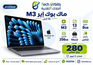MacBook Air M3 13-inch 8GB RAM 256GB SSD