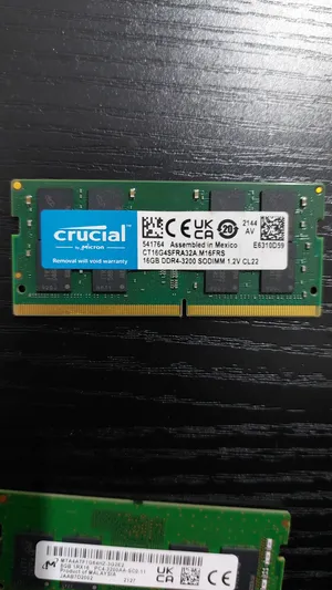 مجموعه رامات كمبيوتر و لابتوب للبيع RAM DDR3 & DDR4