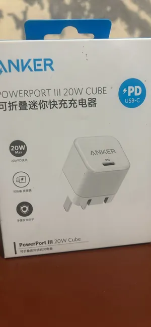 شاحن أنكر الأصلي Anker PowerPort III 20W Cube (كالجديد)