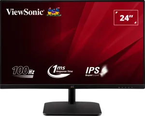 متوفر شاشة بسعر 200 شيكل or MAC وViewSonic حجم 24 بوصه تردد 100HZ مع سماعات ذاخليه