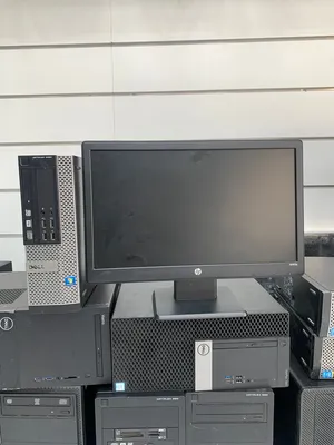 Core i7 dell pc with 20 inch monitor ram 8 gb ssd 120 gb 500 gb hdd mouse and keyboard full set