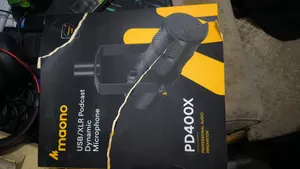 مايك من شركة maono pd 400x مستخدم قليل جدا