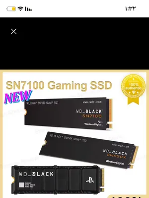 مساحه تخزين ssd m.2 لسوني 5 1tb