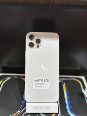 USED IOHONE 12 pro max 128gb -Battery change 84%health
