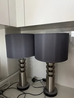 Table lamps gray