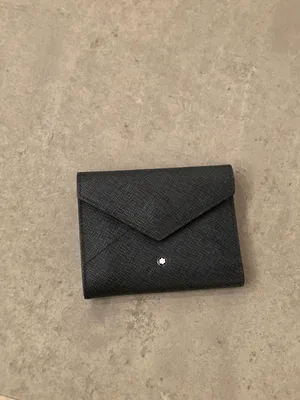 Montblanc navy blue wallet