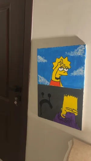 لوح جميل كبير ديكور جميل paint big nice for decor