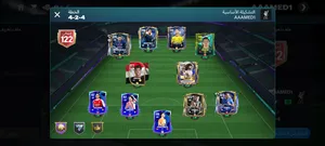 حساب فيفا 122للبيع لا يقل عن 350