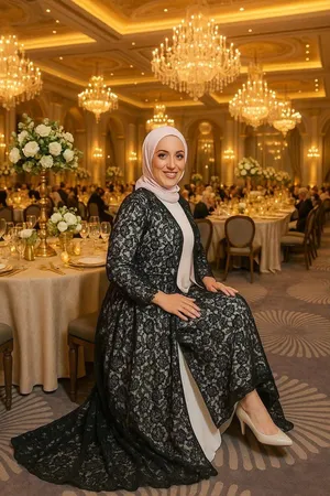 فستان سهرة حجاب