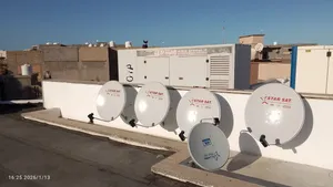 تركيب و تعديل ستلايت و تركيب الشاشات
